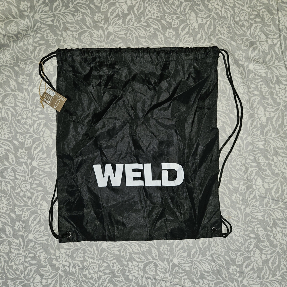 Black Drawstring Bag